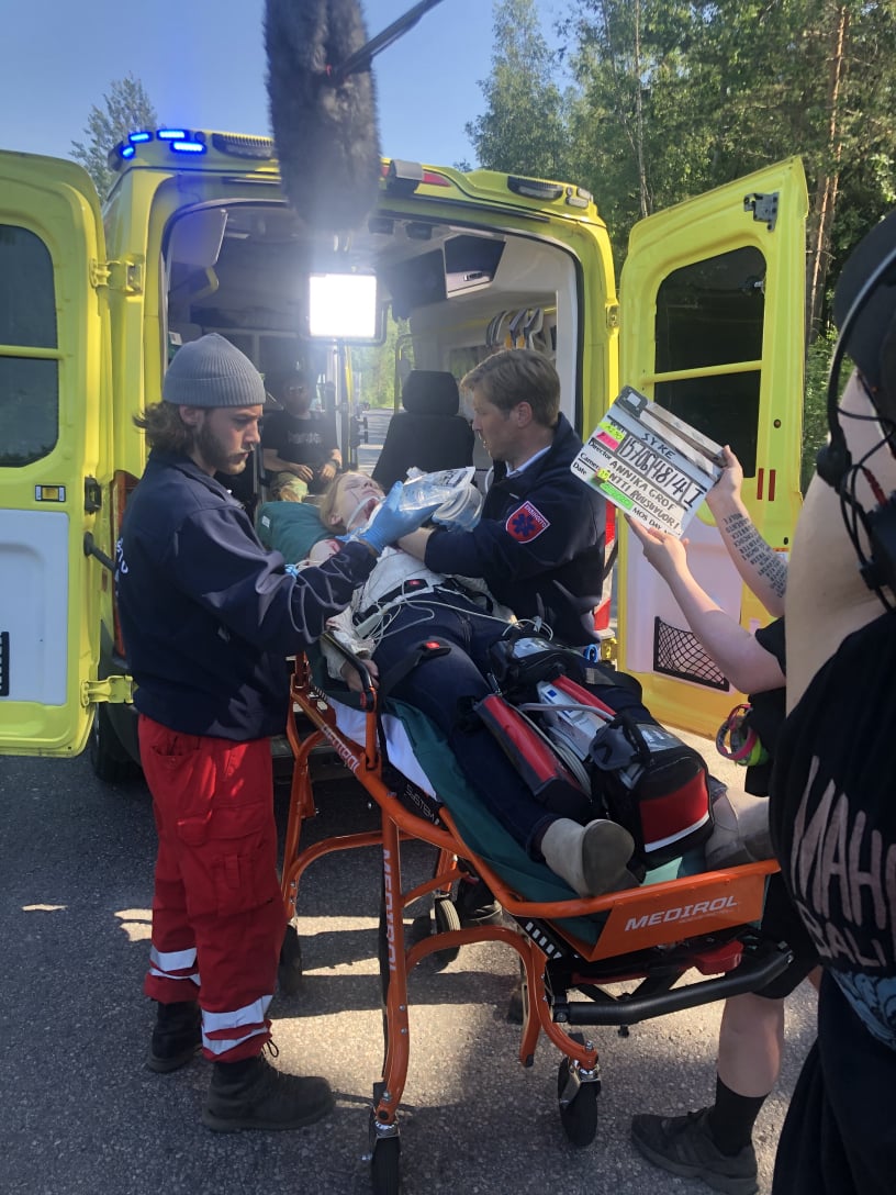 Syke -sarjan kuvaukset kesällä 2020.